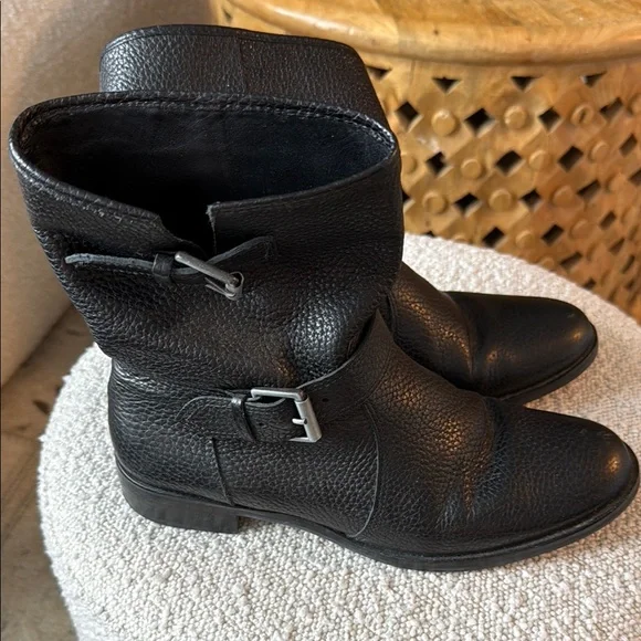 J. Crew | Shoes | J Crew Black Combat Moto Boots With Buckle  display picture 3